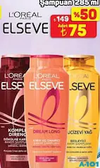 LOREAL ELSEVE ŞAMPUAN 285 ML LOREAL ELSEVE ŞAMPUAN 285 ML
